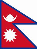 The national flag of Nepal