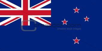 The national flag of New Zealand