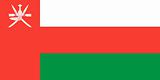 The national flag of Oman