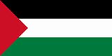 The national flag of Palestine