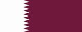 The national flag of Qatar