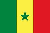 The national flag of Senegal