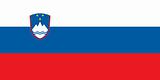 The national flag of Slovenia