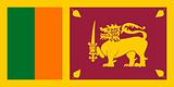 The national flag of Sri Lanka