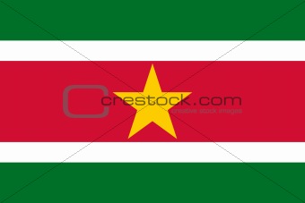 The national flag of Suriname