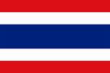 The national flag of Thailand
