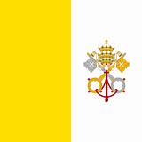The national flag of Vatican City