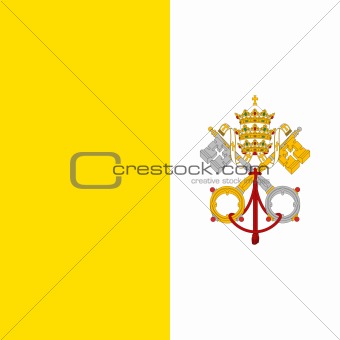 The national flag of Vatican City