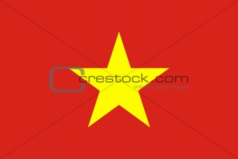The national flag of Vietnam