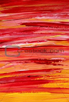 Abstract hand painted brush lines