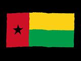 Handdrawn flag of Guinea-Bissau