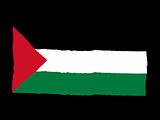 Handdrawn flag of Palestine