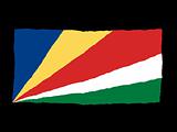Handdrawn flag of Seychelles
