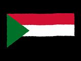 Handdrawn flag of Sudan