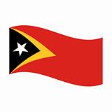 flag of east timor