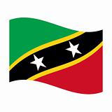 flag of saint kitts and nevis