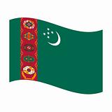 flag of turkmenistan