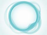 Abstract Pastel blue aqua circle