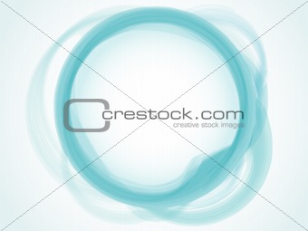 Abstract Pastel blue aqua circle