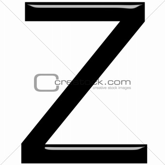 3D Letter Z