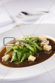 Asian soup with tofu