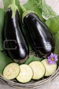 Eggplants.