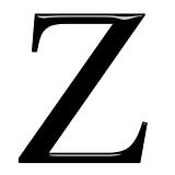 3D Greek Letter Zeta