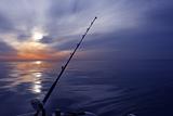 boat fishing sunrise on mediterranean sea ocean