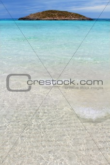 Illetes beach islands Formentera Balearic island