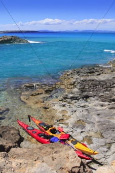 Escalo Formentera kayak mediterranean sea