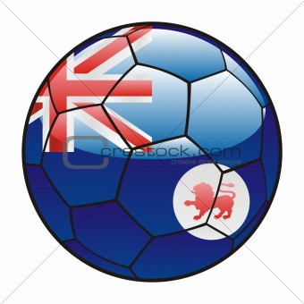 Tasmania flag on soccer ball