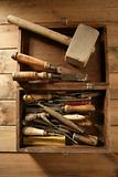 carpenter artist wooden craftman toolbox