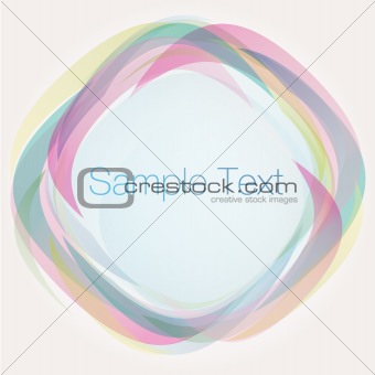 Vector abstract colorful banner.