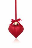Red Heart Christmas Bauble