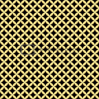 Black and golden seamless pattern