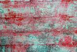 green and red grunge aged paint wall texture