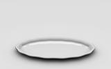 Isolated Round Plate