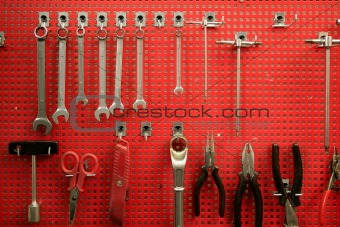red metal board to classified tools