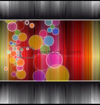Technology Future Background with rainbow colours and place for text