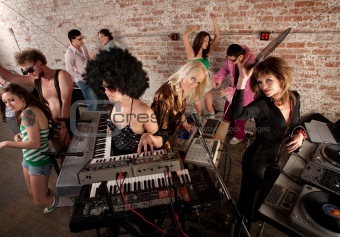1970s Disco Music Party Fun
