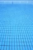 blue tiles pool vertical perspective