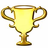 3D Golden Trophy