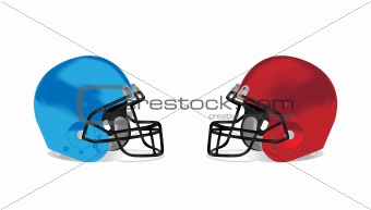 American football  helmet
