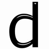3d letter d