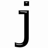 3d letter j
