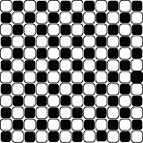 Background with black and white squares
