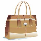 vector illustration of isolated bag