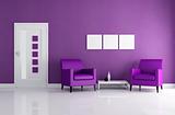 purple foyer
