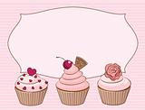 Various cupcake place card