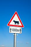 Cow sign